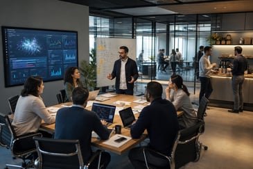 Corporate workers discuss alternatives to VMware